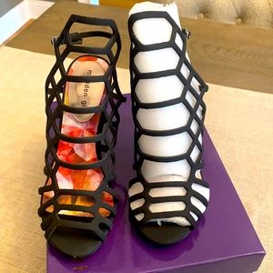 Madden Girl Direct-R cage heels in black